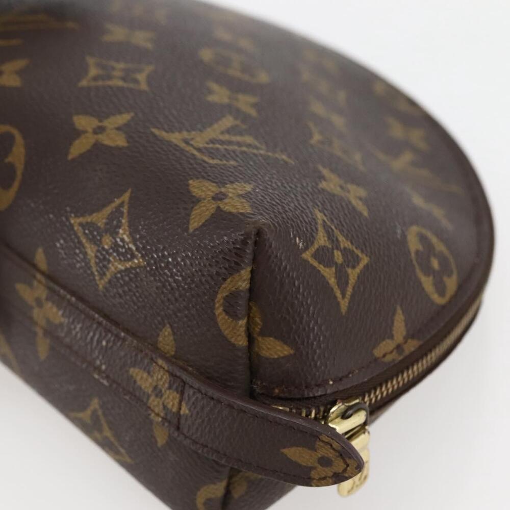 LOUIS VUITTON Monogram Trousse Demi Ronde Cosmetic Pouch M47520 LV Auth 144955 - Picture 15 of 16